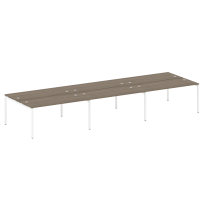 Metal System Quattro Р. ст. на 6 раб. места на П-образном м/к 40БП.СМ-6.4 Акация/Антрацит металл 4800*1475*750 Metal System Quattro Р. ст. на 6 раб. места на П-образном м/к 40БП.СМ-6.4 Акация/Антрацит металл 4800*1475*750