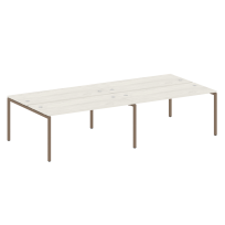 Metal System Quattro Р. ст. на 4 раб. места на П-образном м/к 40БП.СМ-4.4 Акация/Антрацит металл 3200*1475*750 Metal System Quattro Р. ст. на 4 раб. места на П-образном м/к 40БП.СМ-4.4 Акация/Антрацит металл 3200*1475*750