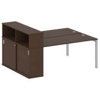 Metal System Quattro Р. ст. с шкафом-купе на П-образном м/к 50БП.РС-СШК-2.4 Т Акация/Антрацит металл 2010*1475*1098 Metal System Quattro Р. ст. с шкафом-купе на П-образном м/к 50БП.РС-СШК-2.4 Т Акация/Антрацит металл 2010*1475*1098