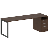 Metal System Quattro Р. ст. с тумбой на О-образном м/к 40БО.РС-СТП-1.5 Акация/Антрацит металл 2212*720*750 Metal System Quattro Р. ст. с тумбой на О-образном м/к 40БО.РС-СТП-1.5 Акация/Антрацит металл 2212*720*750