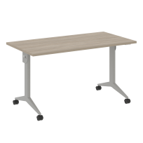 X-Pull Стол складной мобильный X.M-3.7 Тиквуд тёмный/Белый металл 1380×720×753 X-Pull Стол складной мобильный X.M-3.7 Тиквуд тёмный/Белый металл 1380×720×753