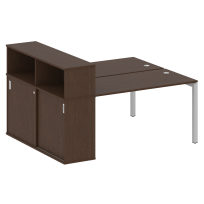Metal System Quattro Р. ст. с шкафом-купе на П-образном м/к 50БП.РС-СШК-2.3 Т Акация/Антрацит металл 1810*1475*1098 Metal System Quattro Р. ст. с шкафом-купе на П-образном м/к 50БП.РС-СШК-2.3 Т Акация/Антрацит металл 1810*1475*1098