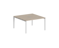 Стол-бенч двойной Sigma / 1400×1638×750 / Металл: 60×30 Белый; Столешница: Дуб темный /SG.248.OD.63.WH Стол-бенч двойной Sigma / 1400×1638×750 / Металл: 60×30 Белый; Столешница: Дуб темный /SG.248.OD.63.WH