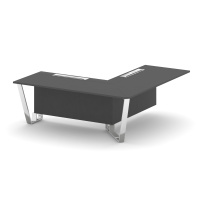 Проходной угловой модуль правый Steel Meet MD-PR.B.SPPOU-20(R) / Тиквуд Светлый – Нержавеющая Сталь – Хром / 2000×2000×750 Проходной угловой модуль правый Steel Meet MD-PR.B.SPPOU-20(R) / Тиквуд Светлый – Нержавеющая Сталь – Хром / 2000×2000×750