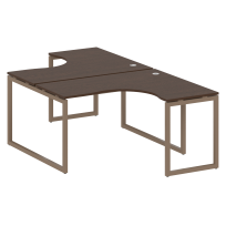 Metal System Quattro Р. ст. криволинейная на О-образном м/к 40БО.РАС-СА-2.3 Акация/Антрацит металл 1400*2435*750 Metal System Quattro Р. ст. криволинейная на О-образном м/к 40БО.РАС-СА-2.3 Акация/Антрацит металл 1400*2435*750