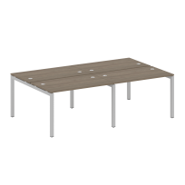 Metal System Quattro Р. ст. на 4 раб. места на П-образном м/к 50БП.СМ-4.2 Акация/Антрацит металл 2400*1475*750 Metal System Quattro Р. ст. на 4 раб. места на П-образном м/к 50БП.СМ-4.2 Акация/Антрацит металл 2400*1475*750