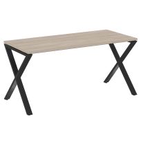 Loft Стол рабочий VR.L-SRX-4.7 Тиквуд тёмный/Чёрный металл 1580×720×750