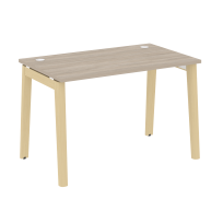Onix Wood Стол офисный OW.SP-2.7 Дуб мали/Дуб светлый/Белый металл 1180×720×750 Onix Wood Стол офисный OW.SP-2.7 Дуб мали/Дуб светлый/Белый металл 1180×720×750