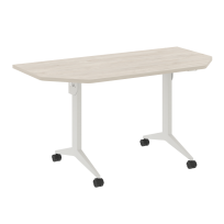 X-Pull Стол складной мобильный X.M-7.T1 Тиквуд тёмный/Белый металл 1440×720×753 X-Pull Стол складной мобильный X.M-7.T1 Тиквуд тёмный/Белый металл 1440×720×753