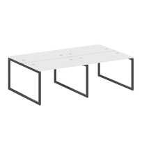 Metal System Quattro Р. ст. на 4 раб. места на О-образном м/к 40БО.СМ-4.2 Акация/Антрацит металл 2400*1475*750 Metal System Quattro Р. ст. на 4 раб. места на О-образном м/к 40БО.СМ-4.2 Акация/Антрацит металл 2400*1475*750