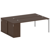 Metal System Quattro Р. ст. с шкафом-купе на П-образном м/к 50БП.РС-СШК-1.5 Т Акация/Антрацит металл 2210*1475*750 Metal System Quattro Р. ст. с шкафом-купе на П-образном м/к 50БП.РС-СШК-1.5 Т Акация/Антрацит металл 2210*1475*750