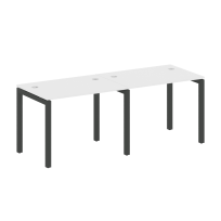 Metal System Quattro Р. ст. на 2 раб. места на П-образном м/к 50БП.СМ-2.1 Акация/Антрацит металл 2000*720*750 Metal System Quattro Р. ст. на 2 раб. места на П-образном м/к 50БП.СМ-2.1 Акация/Антрацит металл 2000*720*750