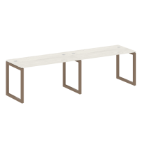 Metal System Quattro Р. ст. на 2 раб. места на О-образном м/к 50БО.СМ-2.3 Акация/Антрацит металл 2800*720*750 Metal System Quattro Р. ст. на 2 раб. места на О-образном м/к 50БО.СМ-2.3 Акация/Антрацит металл 2800*720*750