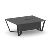 Сектор переговорного стола начальный Steel Meet L=2000 KD-PR.B.SPNW-20 / Тиквуд Светлый – Металл Черный / 2000×1600×750 Сектор переговорного стола начальный Steel Meet L=2000 KD-PR.B.SPNW-20 / Тиквуд Светлый – Металл Черный / 2000×1600×750