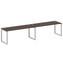 Metal System Р. ст. на 2 раб. места на О-образном м/к БО.СМ-2.5 Акация/Антрацит металл 3600*720*750 Metal System Р. ст. на 2 раб. места на О-образном м/к БО.СМ-2.5 Акация/Антрацит металл 3600*720*750
