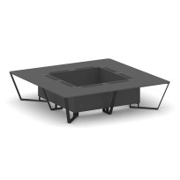 Стол для переговоров квадратный Steel Meet KD-PR.B.SP-16K / Тиквуд Светлый – Металл Черный / 3200×3200×750 Стол для переговоров квадратный Steel Meet KD-PR.B.SP-16K / Тиквуд Светлый – Металл Черный / 3200×3200×750