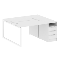Metal System Quattro Р. ст. с тумбой на О-образном м/к 40БО.РС-СТП-2.2 Акация/Антрацит металл 1612*1475*750 Metal System Quattro Р. ст. с тумбой на О-образном м/к 40БО.РС-СТП-2.2 Акация/Антрацит металл 1612*1475*750