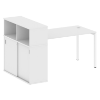 Metal System Quattro Стол офисный с шкафом-купе на П-образном м/к 40БП.РС-СШК-3.3 Т Вяз/Мокко металл 1810×1120×1098 Metal System Quattro Стол офисный с шкафом-купе на П-образном м/к 40БП.РС-СШК-3.3 Т Вяз/Мокко металл 1810×1120×1098