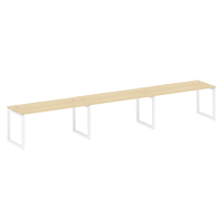 Metal System Quattro Р. ст. на 3 раб. места на О-образном м/к 50БО.СМ-3.4 Акация/Антрацит металл 4800*720*750 Metal System Quattro Р. ст. на 3 раб. места на О-образном м/к 50БО.СМ-3.4 Акация/Антрацит металл 4800*720*750