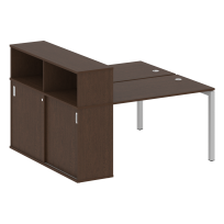 Metal System Quattro Р. ст. с шкафом-купе на П-образном м/к 50БП.РС-СШК-2.2 Т Акация/Антрацит металл 1610*1475*1098 Metal System Quattro Р. ст. с шкафом-купе на П-образном м/к 50БП.РС-СШК-2.2 Т Акация/Антрацит металл 1610*1475*1098