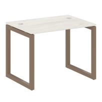 Metal System Quattro Стол офисный на О-образном м/к 50БО.СП-1 Вяз/Мокко металл 1000×720×750 Metal System Quattro Стол офисный на О-образном м/к 50БО.СП-1 Вяз/Мокко металл 1000×720×750