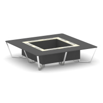 Стол для переговоров квадратный Steel Meet MM-PR.B.SP-16K / Тиквуд Светлый – Графит Глянец – Нержавеющая Сталь – Хром / 3200×3200×750 Стол для переговоров квадратный Steel Meet MM-PR.B.SP-16K / Тиквуд Светлый – Графит Глянец – Нержавеющая Сталь – Хром / 3200×3200×750