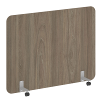 R-line Перегородка на металлических опорах, на роликах DP.R-160-120 Тиквуд тёмный/Серый металл 1600×18×1200 R-line Перегородка на металлических опорах, на роликах DP.R-160-120 Тиквуд тёмный/Серый металл 1600×18×1200