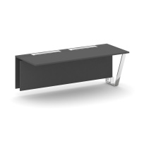 Сектор переговорного стола проходной Steel Meet MD-PR.B.SPPO-20 / Тиквуд Светлый – Нержавеющая Сталь – Хром / 2000×800×750 Сектор переговорного стола проходной Steel Meet MD-PR.B.SPPO-20 / Тиквуд Светлый – Нержавеющая Сталь – Хром / 2000×800×750