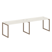 Metal System Quattro Р. ст. на 2 раб. места на О-образном м/к 40БО.СМ-2.3 Акация/Антрацит металл 2800*720*750 Metal System Quattro Р. ст. на 2 раб. места на О-образном м/к 40БО.СМ-2.3 Акация/Антрацит металл 2800*720*750