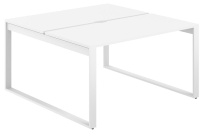 Стол-бенч с вырезом Allegro / 1600×1638×750 / Профиль О-образный: 70×20 Белый / Столешница: Белый / AG.139.WH.V.72.WH Стол-бенч с вырезом Allegro / 1600×1638×750 / Профиль О-образный: 70×20 Белый / Столешница: Белый / AG.139.WH.V.72.WH