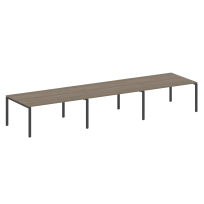 Metal System Перег. стол (3 столешницы) на П-оразном м/к БП.ПРГ-3.4 Акация/Антрацит металл 4800*1235*750 Metal System Перег. стол (3 столешницы) на П-оразном м/к БП.ПРГ-3.4 Акация/Антрацит металл 4800*1235*750