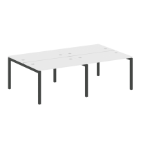 Metal System Quattro Р. ст. на 4 раб. места на П-образном м/к 50БП.СМ-4.2 Акация/Антрацит металл 2400*1475*750 Metal System Quattro Р. ст. на 4 раб. места на П-образном м/к 50БП.СМ-4.2 Акация/Антрацит металл 2400*1475*750