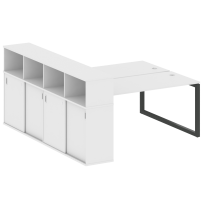 Metal System Quattro Р. ст. с шкафом-купе на О-образном м/к 50БО.РС-СШК-4.4 Т Акация/Антрацит металл 2010*2332*1098 Metal System Quattro Р. ст. с шкафом-купе на О-образном м/к 50БО.РС-СШК-4.4 Т Акация/Антрацит металл 2010*2332*1098