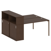 Metal System Quattro Р. ст. с шкафом-купе на П-образном м/к 40БП.РС-СШК-2.3 Т Акация/Антрацит металл 1810*1475*1098 Metal System Quattro Р. ст. с шкафом-купе на П-образном м/к 40БП.РС-СШК-2.3 Т Акация/Антрацит металл 1810*1475*1098