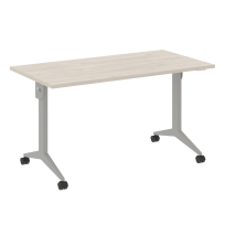 X-Pull Стол складной мобильный X.M-3.7 Тиквуд тёмный/Белый металл 1380×720×753 X-Pull Стол складной мобильный X.M-3.7 Тиквуд тёмный/Белый металл 1380×720×753