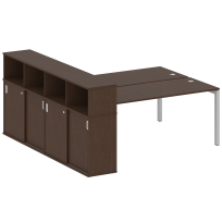 Metal System Quattro Р. ст. с шкафом-купе на П-образном м/к 50БП.РС-СШК-4.5 Т Акация/Антрацит металл 2210*2332*1098 Metal System Quattro Р. ст. с шкафом-купе на П-образном м/к 50БП.РС-СШК-4.5 Т Акация/Антрацит металл 2210*2332*1098