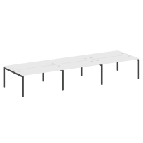 Metal System Quattro Р. ст. на 6 раб. места на П-образном м/к 50БП.СМ-6.4 Акация/Антрацит металл 4800*1475*750 Metal System Quattro Р. ст. на 6 раб. места на П-образном м/к 50БП.СМ-6.4 Акация/Антрацит металл 4800*1475*750