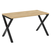 Loft Стол рабочий VR.L-SRX-3.7 Тиквуд тёмный/Чёрный металл 1380×720×750