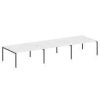 Metal System Quattro Р. ст. на 6 раб. места на П-образном м/к 40БП.СМ-6.4 Акация/Антрацит металл 4800*1475*750 Metal System Quattro Р. ст. на 6 раб. места на П-образном м/к 40БП.СМ-6.4 Акация/Антрацит металл 4800*1475*750