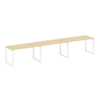 Metal System Quattro Р. ст. на 3 раб. места на О-образном м/к 50БО.СМ-3.3 Акация/Антрацит металл 4200*720*750 Metal System Quattro Р. ст. на 3 раб. места на О-образном м/к 50БО.СМ-3.3 Акация/Антрацит металл 4200*720*750