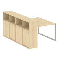 Metal System Quattro Р. ст. с шкафом-купе на О-образном м/к 40БО.РС-СШК-4.2 Т Акация/Антрацит металл 1610*2332*1098 Metal System Quattro Р. ст. с шкафом-купе на О-образном м/к 40БО.РС-СШК-4.2 Т Акация/Антрацит металл 1610*2332*1098
