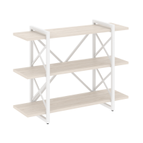 Loft Стеллаж на регулируемых опорах-3 полки VR.L-MST.O-3.8V Тиквуд тёмный/Чёрный металл 1200×400×910 Loft Стеллаж на регулируемых опорах-3 полки VR.L-MST.O-3.8V Тиквуд тёмный/Чёрный металл 1200×400×910