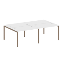 Metal System Quattro Р. ст. на 4 раб. места на П-образном м/к 40БП.СМ-4.2 Акация/Антрацит металл 2400*1475*750 Metal System Quattro Р. ст. на 4 раб. места на П-образном м/к 40БП.СМ-4.2 Акация/Антрацит металл 2400*1475*750