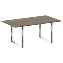 Metal System Direct Стол переговорный на О-обр. м/к БО.ПРГ-180 Акация/Нерж. сталь 1800*1000*750 Metal System Direct Стол переговорный на О-обр. м/к БО.ПРГ-180 Акация/Нерж. сталь 1800*1000*750