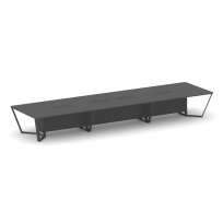 Стол для переговоров прямоугольный Steel Meet KD-PR.B.SP-18 / Тиквуд Светлый – Металл Антрацит / 6000×1600×750 Стол для переговоров прямоугольный Steel Meet KD-PR.B.SP-18 / Тиквуд Светлый – Металл Антрацит / 6000×1600×750