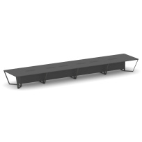 Стол для переговоров прямоугольный Steel Meet KD-PR.B.SP-24 / Тиквуд Светлый – Металл Антрацит / 8000×1600×750 Стол для переговоров прямоугольный Steel Meet KD-PR.B.SP-24 / Тиквуд Светлый – Металл Антрацит / 8000×1600×750