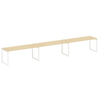 Metal System Quattro Р. ст. на 3 раб. места на О-образном м/к 50БО.СМ-3.5 Акация/Антрацит металл 5400*720*750 Metal System Quattro Р. ст. на 3 раб. места на О-образном м/к 50БО.СМ-3.5 Акация/Антрацит металл 5400*720*750