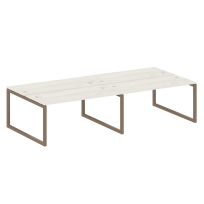 Metal System Quattro Р. ст. на 4 раб. места на О-образном м/к 50БО.СМ-4.4 Акация/Антрацит металл 3200*1475*750 Metal System Quattro Р. ст. на 4 раб. места на О-образном м/к 50БО.СМ-4.4 Акация/Антрацит металл 3200*1475*750