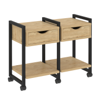 Loft Тумба на колесных опорах наборная. Вариант №1 VR.L-TN-1.K Тиквуд тёмный/Чёрный металл 970×460×767 Loft Тумба на колесных опорах наборная. Вариант №1 VR.L-TN-1.K Тиквуд тёмный/Чёрный металл 970×460×767