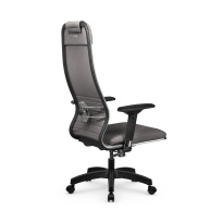 Кресло для руководителя Метта L 1m 38K2/4D_17831_Кожа перфорированная NewLeather – Темно-коричневый